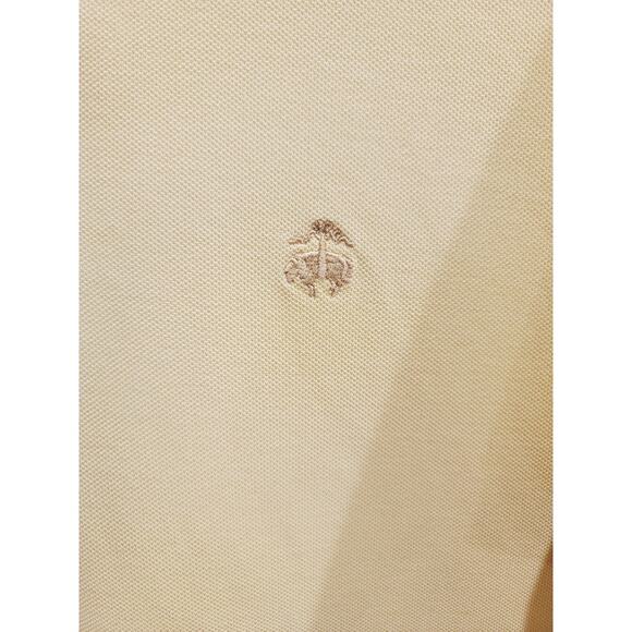 Brook Brothers Polo Shirt Men's Pullover Sz M Yellow Short Sleeve Classic - Picture 3 of 13